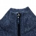 Men’s Casual Business Woolen Zipper Stand Collar Sweaters Patchwork Contrast Color Pullover Men’s Casual Business Woolen Zipper Stand Collar Sweaters Patchwork Contrast Color Pullover