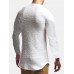 Mens Jacquard Slim Fit Solid Color Cotton Round Neck Casual Long Sleeve T Shirt Mens Jacquard Slim Fit Solid Color Cotton Round Neck Casual Long Sleeve T Shirt