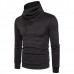 Autumn Winter Fashion Side Zipper Pile Heap Collar Sweater Pullover Men’s Casual Pure Color Sweater Autumn Winter Fashion Side Zipper Pile Heap Collar Sweater Pullover Men’s Casual Pure Color Sweater