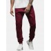 Mens Solid Color Casual Drawstring Pants With Pocket Mens Solid Color Casual Drawstring Pants With Pocket