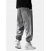 Mens Wings Back Print Plus Velvet Thick Drawstring Waist Cotton Jogger Pants Mens Wings Back Print Plus Velvet Thick Drawstring Waist Cotton Jogger Pants