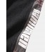 Mens Side Plaid Patchwork Letter Pritned Casual Drawstring Denim Jogger Pants Mens Side Plaid Patchwork Letter Pritned Casual Drawstring Denim Jogger Pants