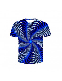 Fashion 3D T  shirt Leisure Printed O  Neck Summer Short Sleeves Daily Casual Funny Hiking Travel