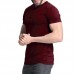 Men T shirts V Neck Casual Short Sleeve Slim Fitted Blouse Short Sleeve with Buttons Outdoor Hiking Men T shirts V Neck Casual Short Sleeve Slim Fitted Blouse Short Sleeve with Buttons Outdoor Hiking