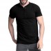Men T shirts V Neck Casual Short Sleeve Slim Fitted Blouse Short Sleeve with Buttons Outdoor Hiking Men T shirts V Neck Casual Short Sleeve Slim Fitted Blouse Short Sleeve with Buttons Outdoor Hiking